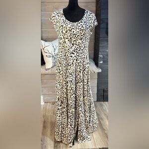 Chico's Animal Print Maxi Dress